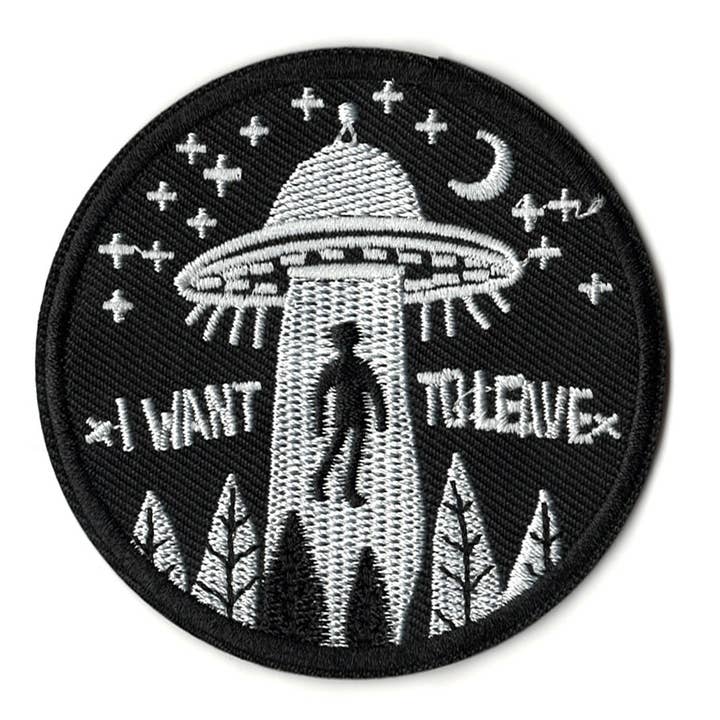 Fresh Prints of CT - Wholesale Patch - I Want to Leave Patch