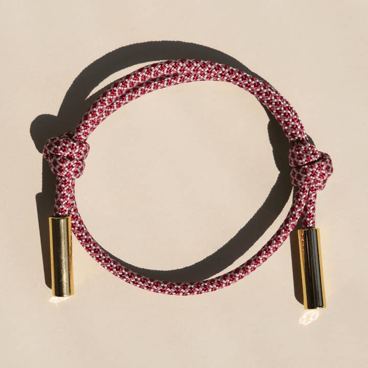 Texas A&M University Cord Bracelet for wholesale by Nickel and Suede