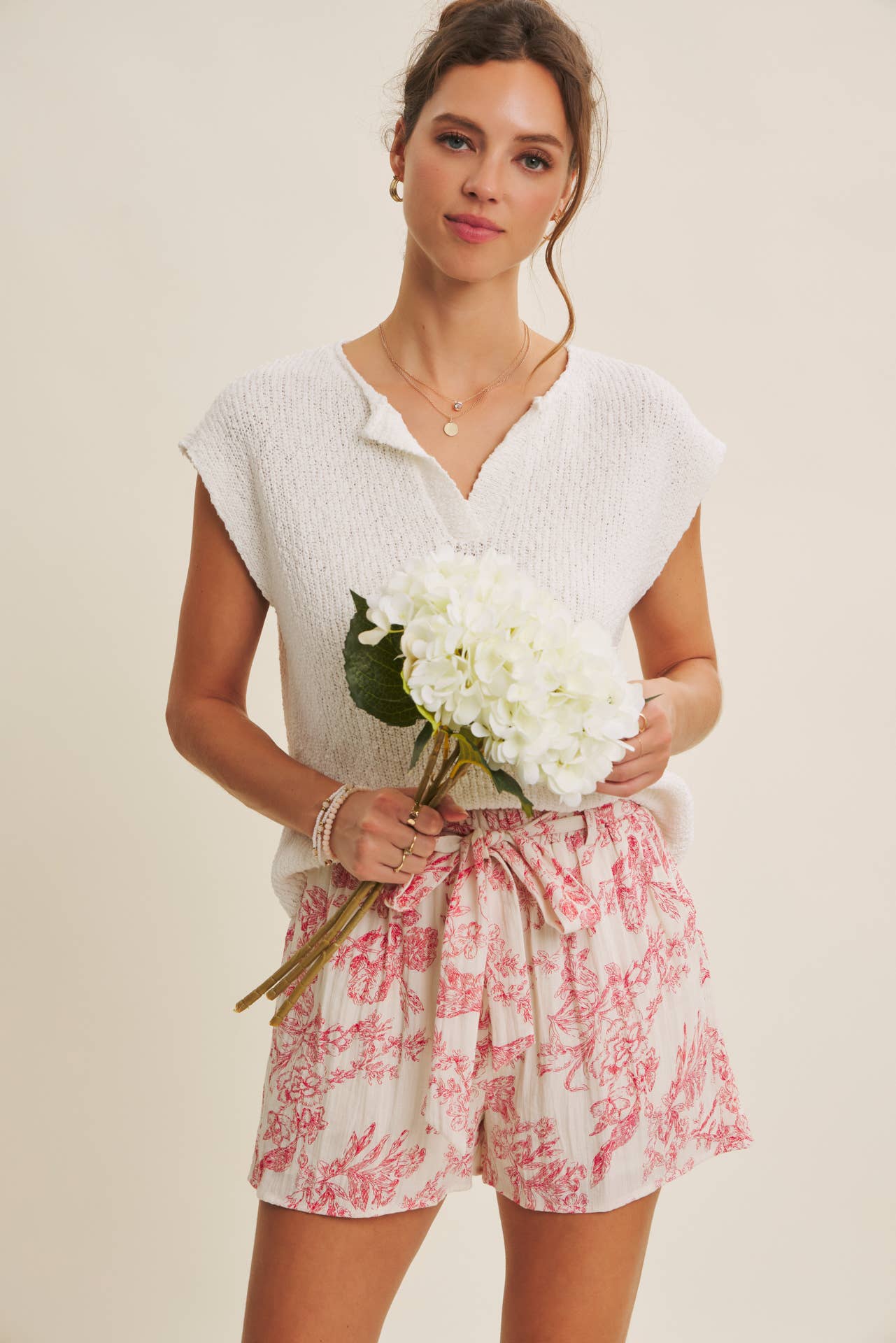 in february - Wholesale Knit Sweater - Women's - RELAXED FIT SLUB KNIT SWEATER TOP WITH SPLIT NECK4