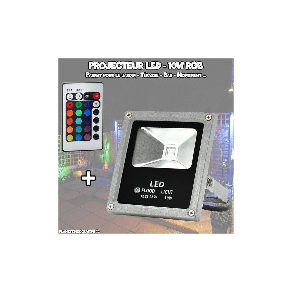 Housse De Rêve - Wholesale Outdoor/Lawn Light - 10W Waterproof LED Floodlight, Outdoor, Multicolor0