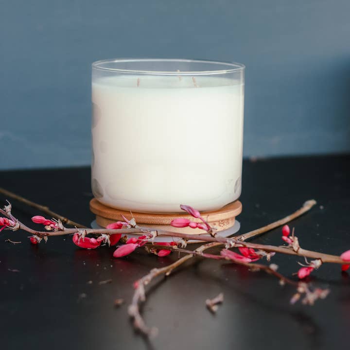 Cedar Mountain Candle - Vente Bougie en bocal - Bougie en pot à 3 mèches - Café fraîchement infusé5