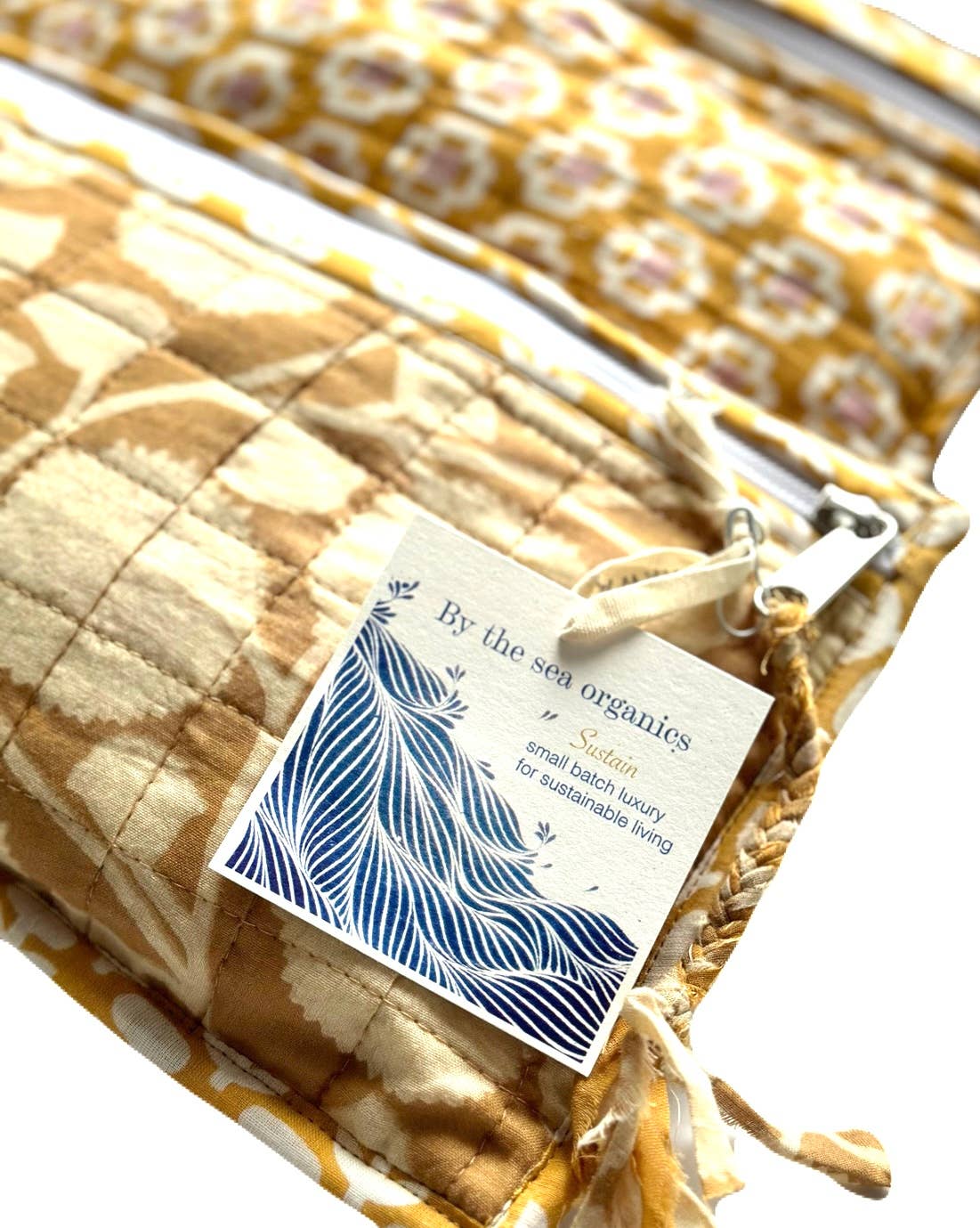 Rainbow collectie Beauty pouch van 100% biologisch katoen - zero waste hergebruikte stof voor groothandel op Faire3