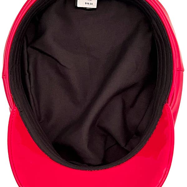 ROUGE Chapeau de journaliste Patent Fashion en vente sur Faire4