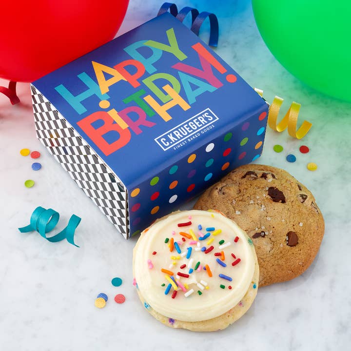 Födelsedagsfirande Duo Sampler - Blandade Kakor för wholesale av C. Krueger's