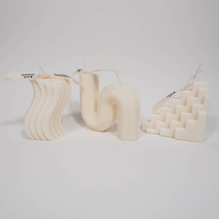 Geometric Set Candle for wholesale by Arion Jewelry