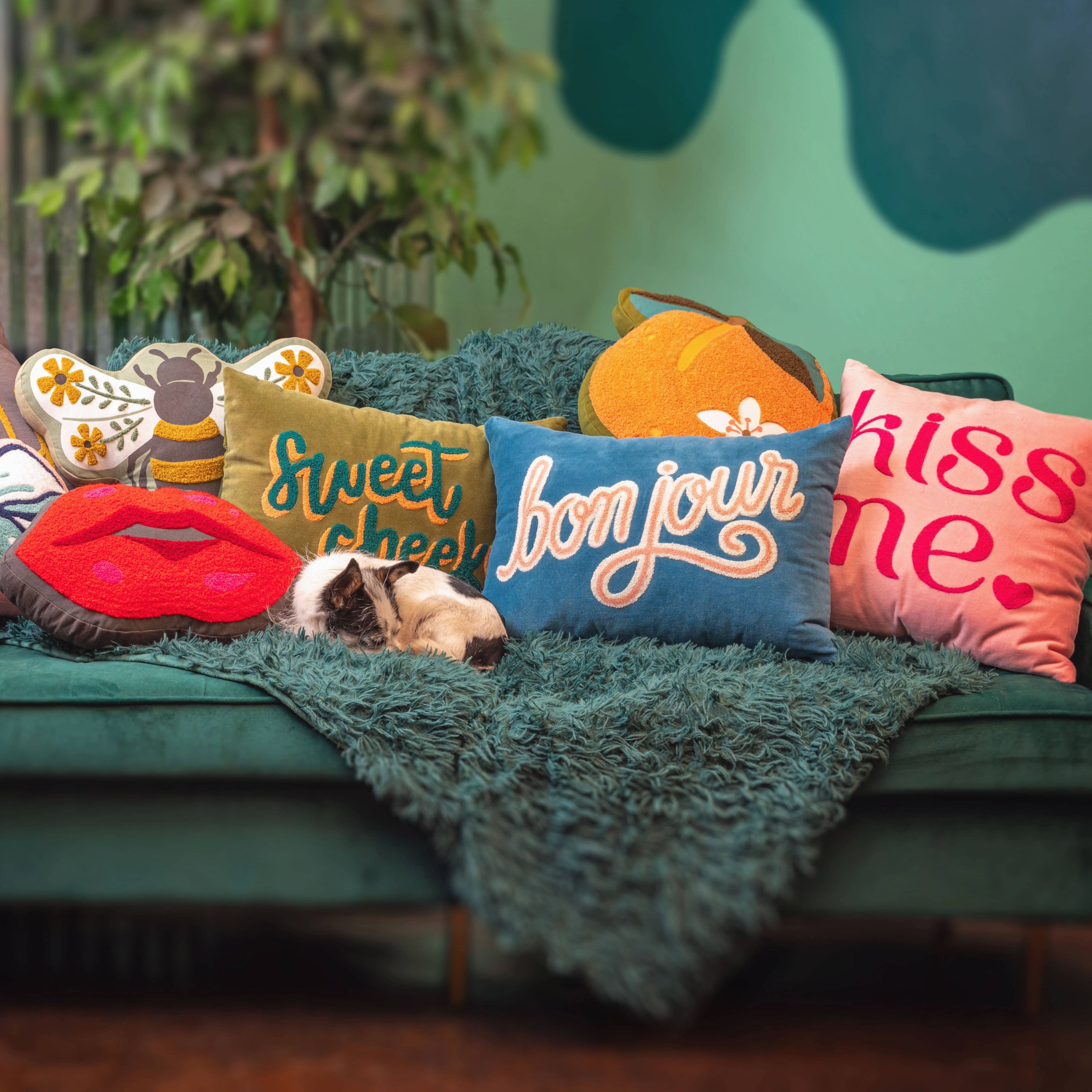 Karma - Vente Coussin lombaire - Coussins en velours lombaire6