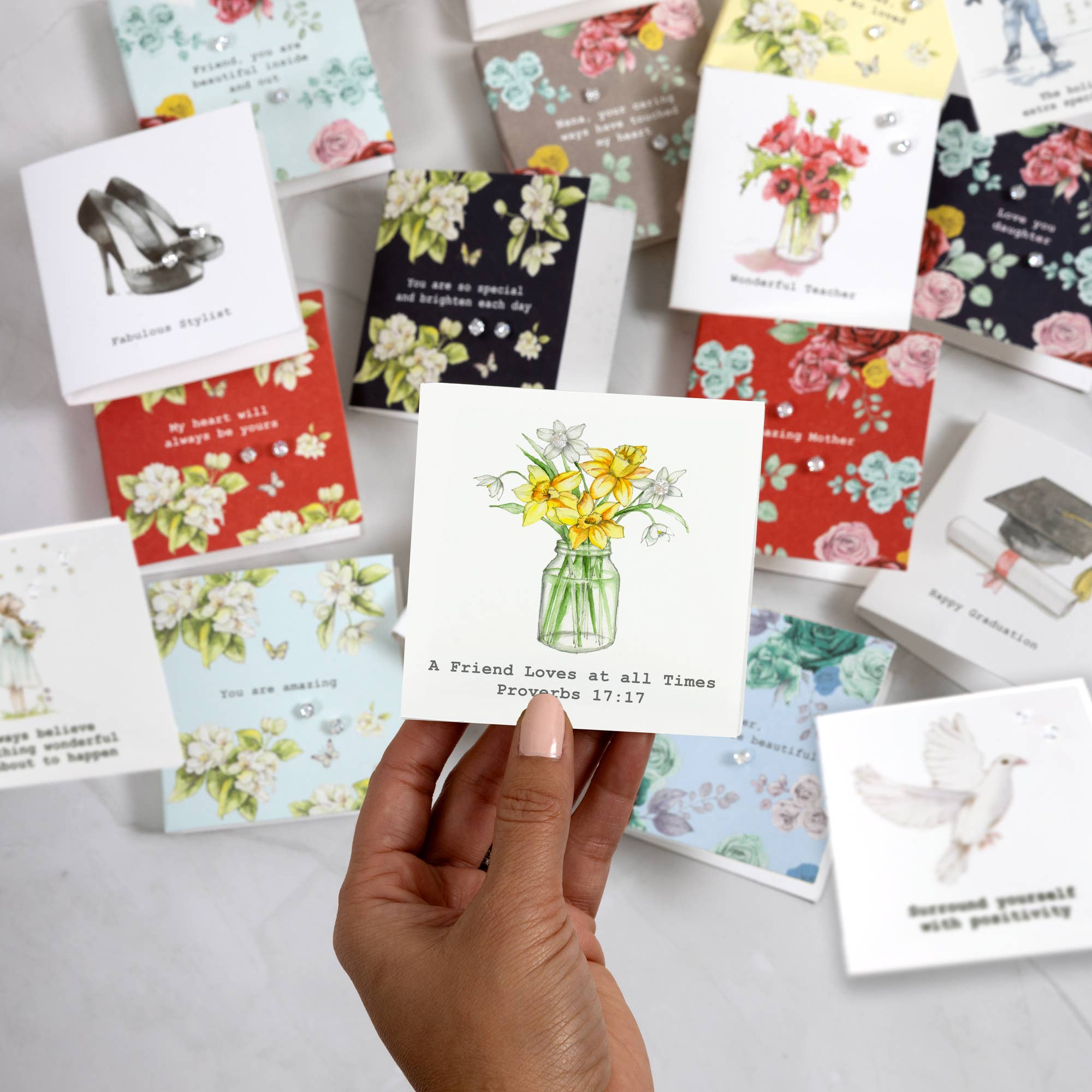 Pavilion - Wholesale Jewelry Set - Proverbs 17:17 - Earring & Card Set4