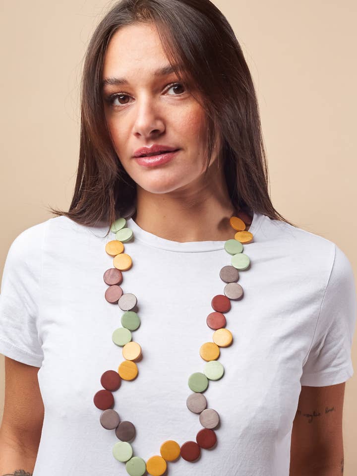 Portugal Wood Necklace for wholesale by Bijondo