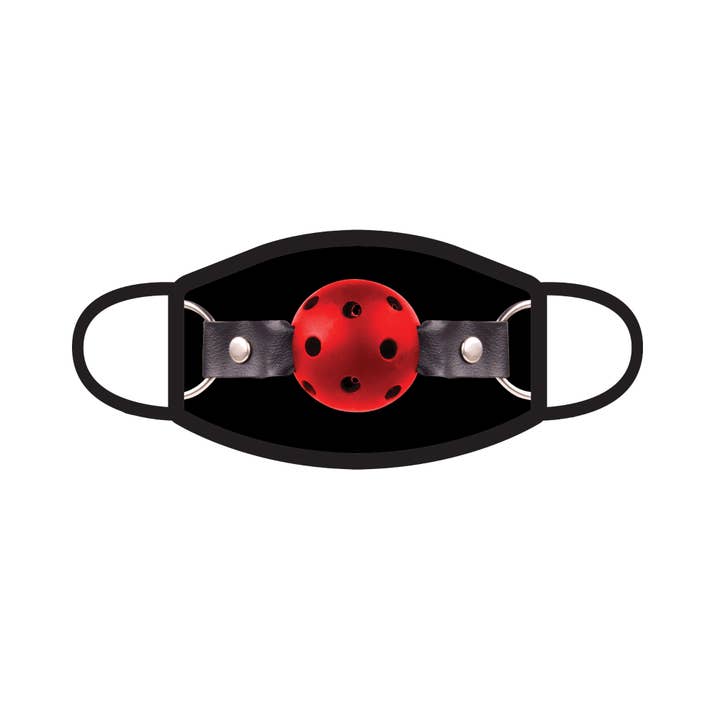 noir, rouge Masque facial Ball Gag, WRM-008 en vente sur Faire