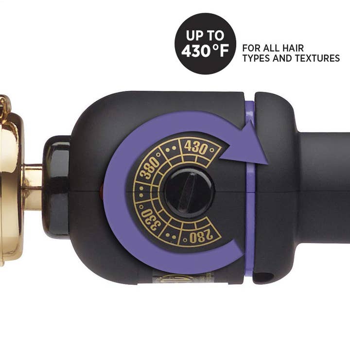 iTech361 - Wholesale Curling Iron/Wand - Hot Tools Professional Black Gold Curling Iron/Wand, 3/4"