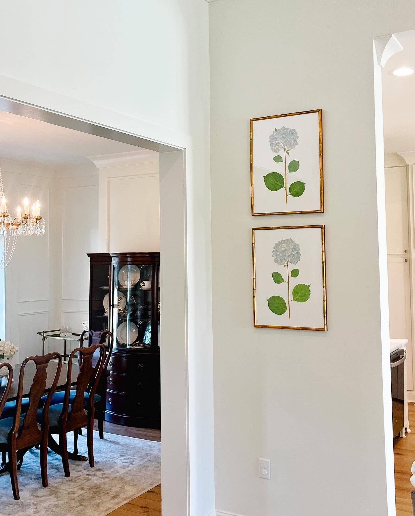 MK Decker Designs - Wholesale Gallery Wall Set - "Blue Hydrangea"3