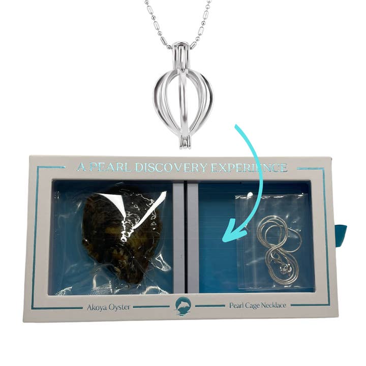 Island Pearl Traders - Vente Parures de bijoux - Simple : coffret à huîtres et collier à faire soi-même