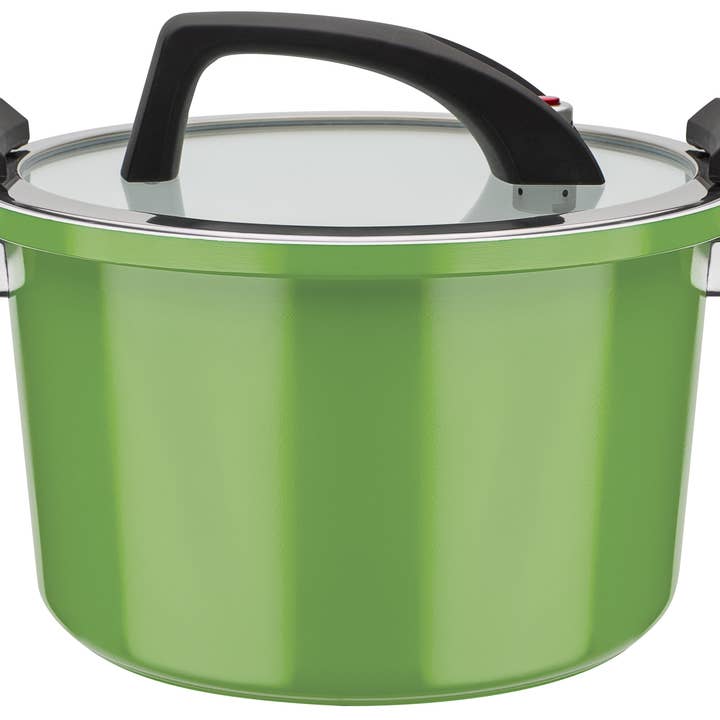 Pentola a risparmio energetico Ceramica Green 24 cm, 6 litri. per la vendita all'ingrosso da parte di GSW Gäns Stahlwaren GmbH