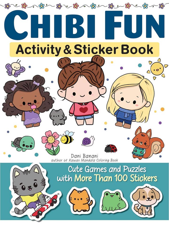 Chibi Fun Activity & Sticker Book - Cute Games and Puzzles for wholesale by Fox Chapel Publishing
