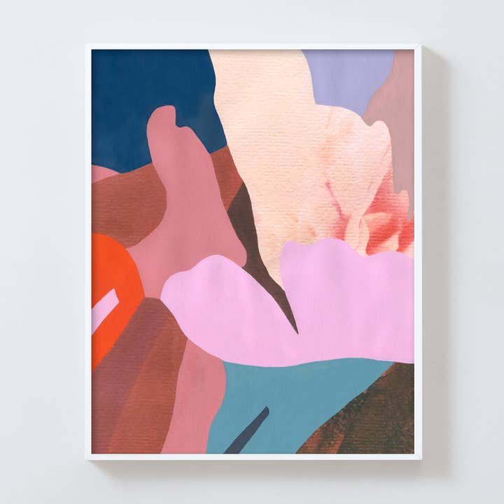 Closer Nº 1 - Impressão Abstracto de Arte Floral por atacado de Dana McClure Studio