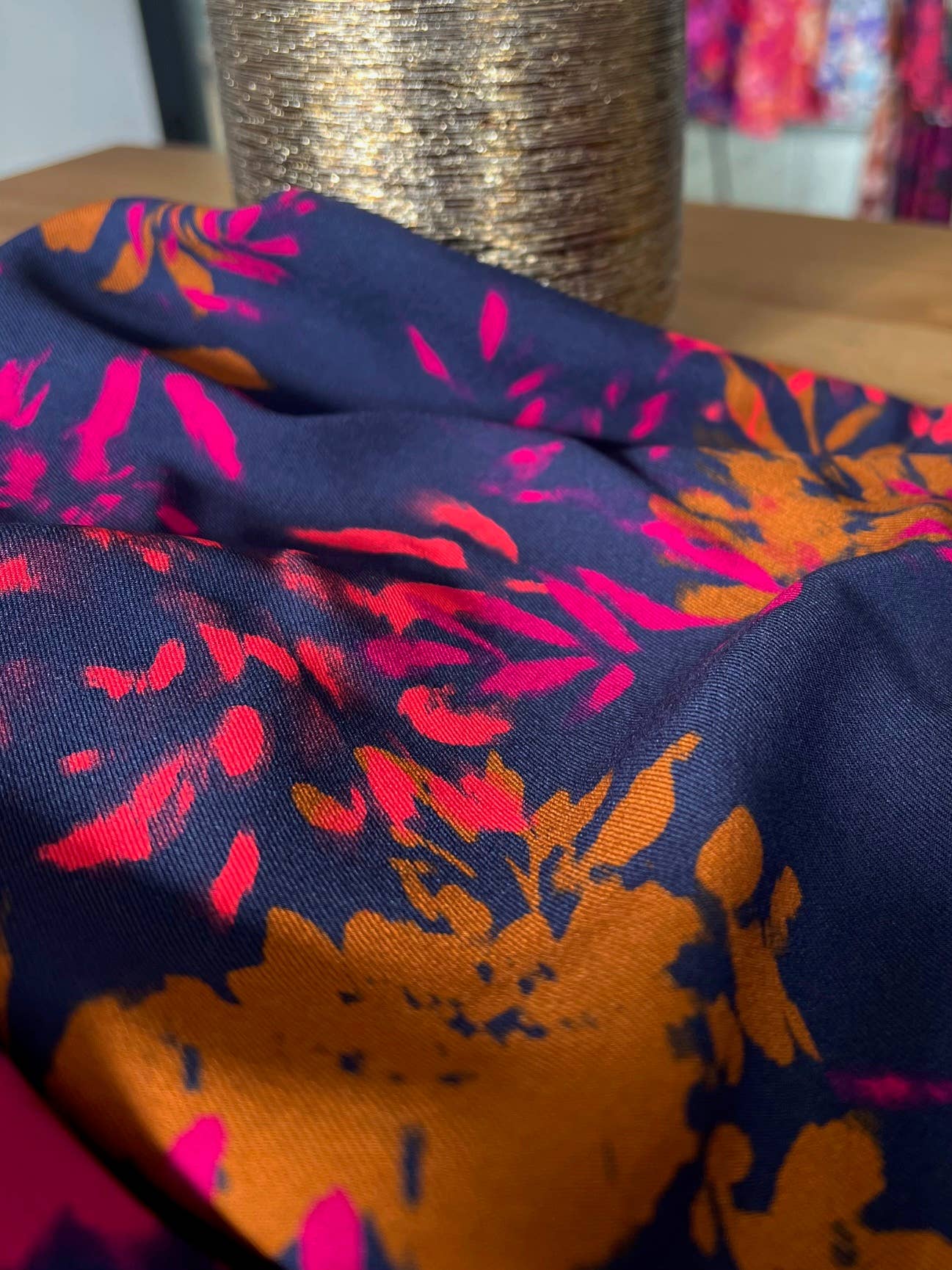 MY DRESS MADE - Wholesale Fabric - ELENA viscose twill fabric - Printed in France6