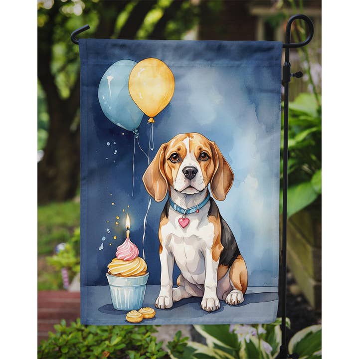 Caroline's Treasures - Wholesale Flag - Beagle Happy Birthday Garden Flag DAC7999