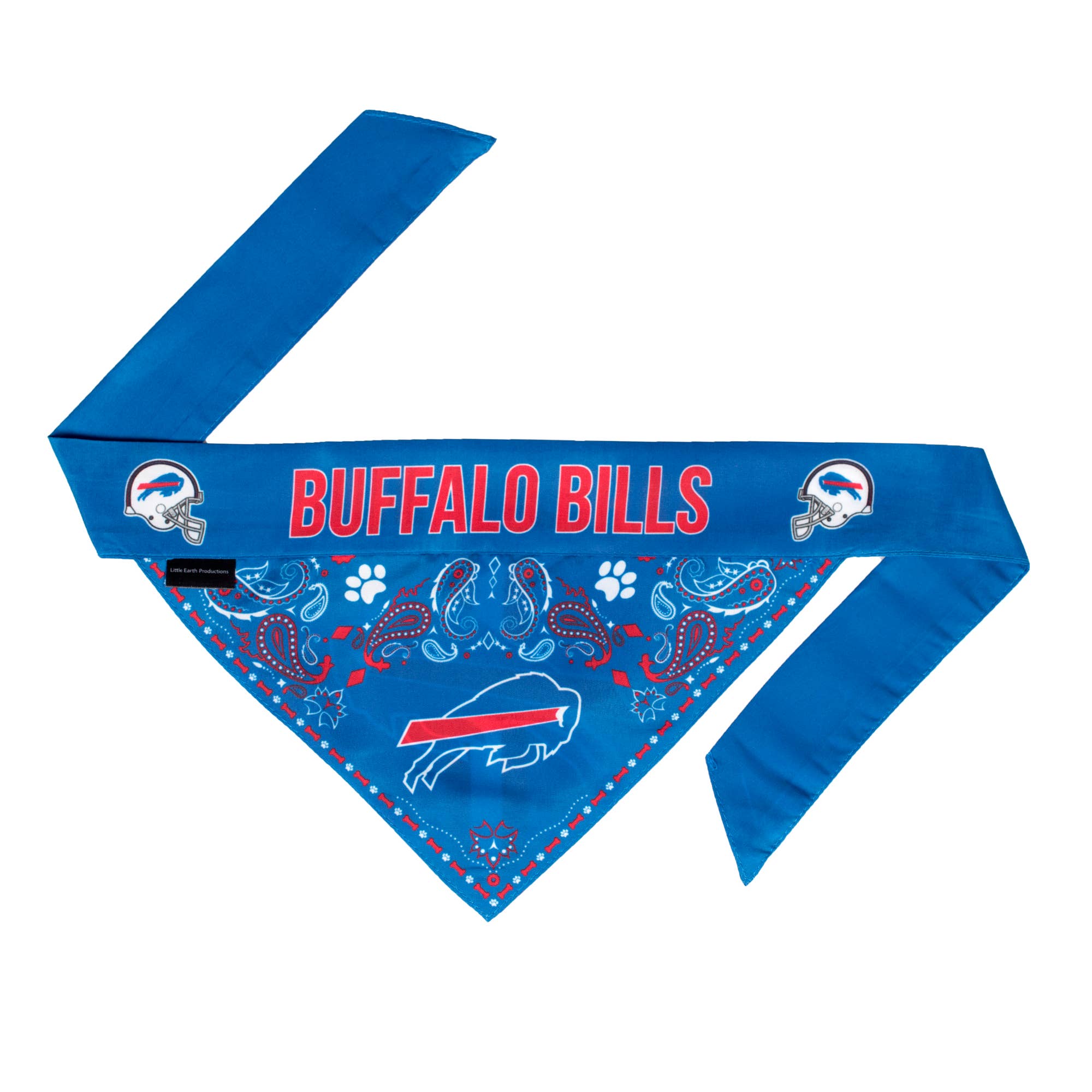 Little Earth Productions - Vente Bandana – chien - Bandana réversible pour animaux de compagnie NFL Buffalo Bills1