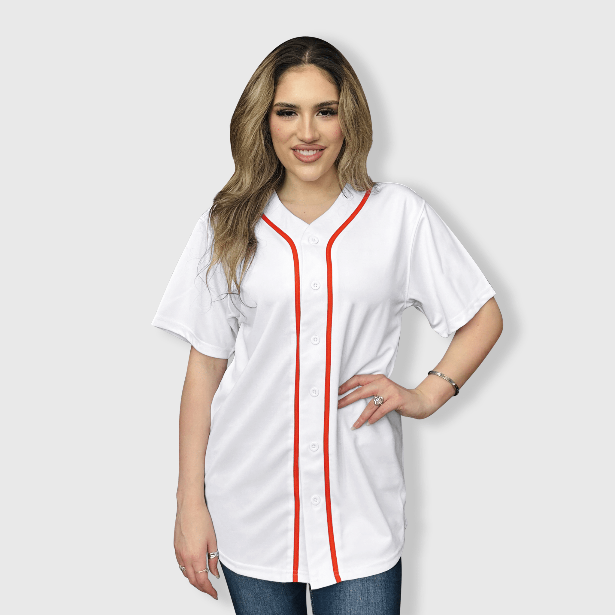 ILTEX Apparel - Vente Maillot – homme - Maillot de baseball boutonné adulte8