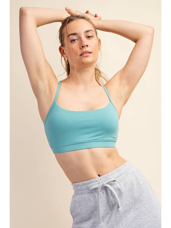 Sunday Morning - Wholesale Sports Bra - Women's - T479937 RACER BACK RECYCLED BUTTER SOFT BRA TOP15