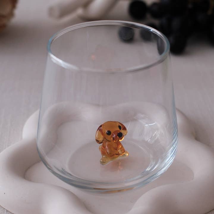 Hund Glas Bärnsten för wholesale av Minizoo