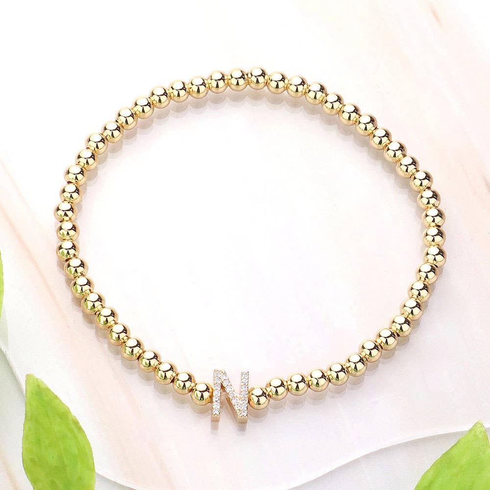 Sensibling Corp. - Vente Bracelets à breloques/pendentifs - Bracelet extensible monogramme initial SECRET BOX_14