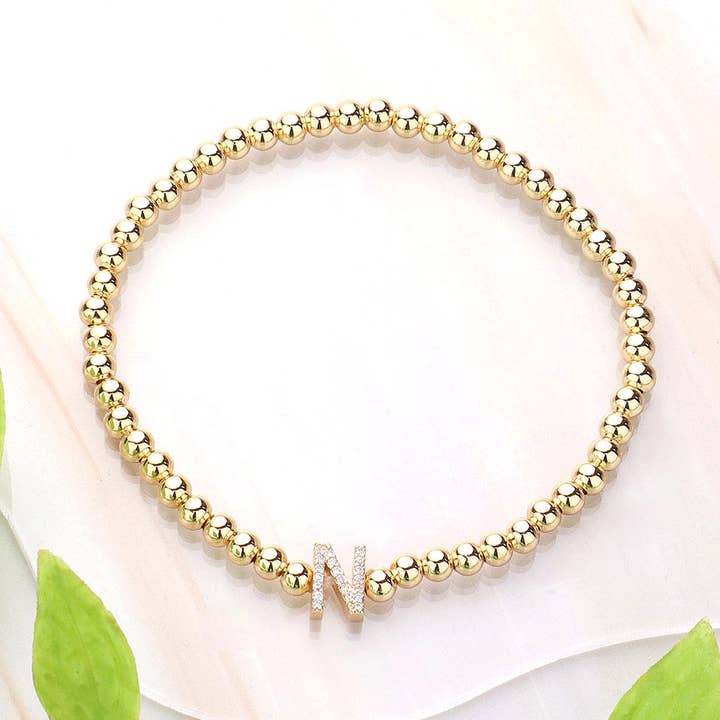 Sensibling Corp. - Vente Bracelets à breloques/pendentifs - Bracelet extensible monogramme initial SECRET BOX_14