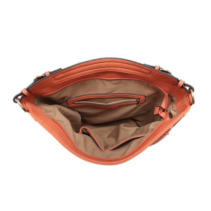 Jen & Co. - Wholesale Shoulder Bag - Women's - M2049A Aris Hobo w/ Whipstitch Strap