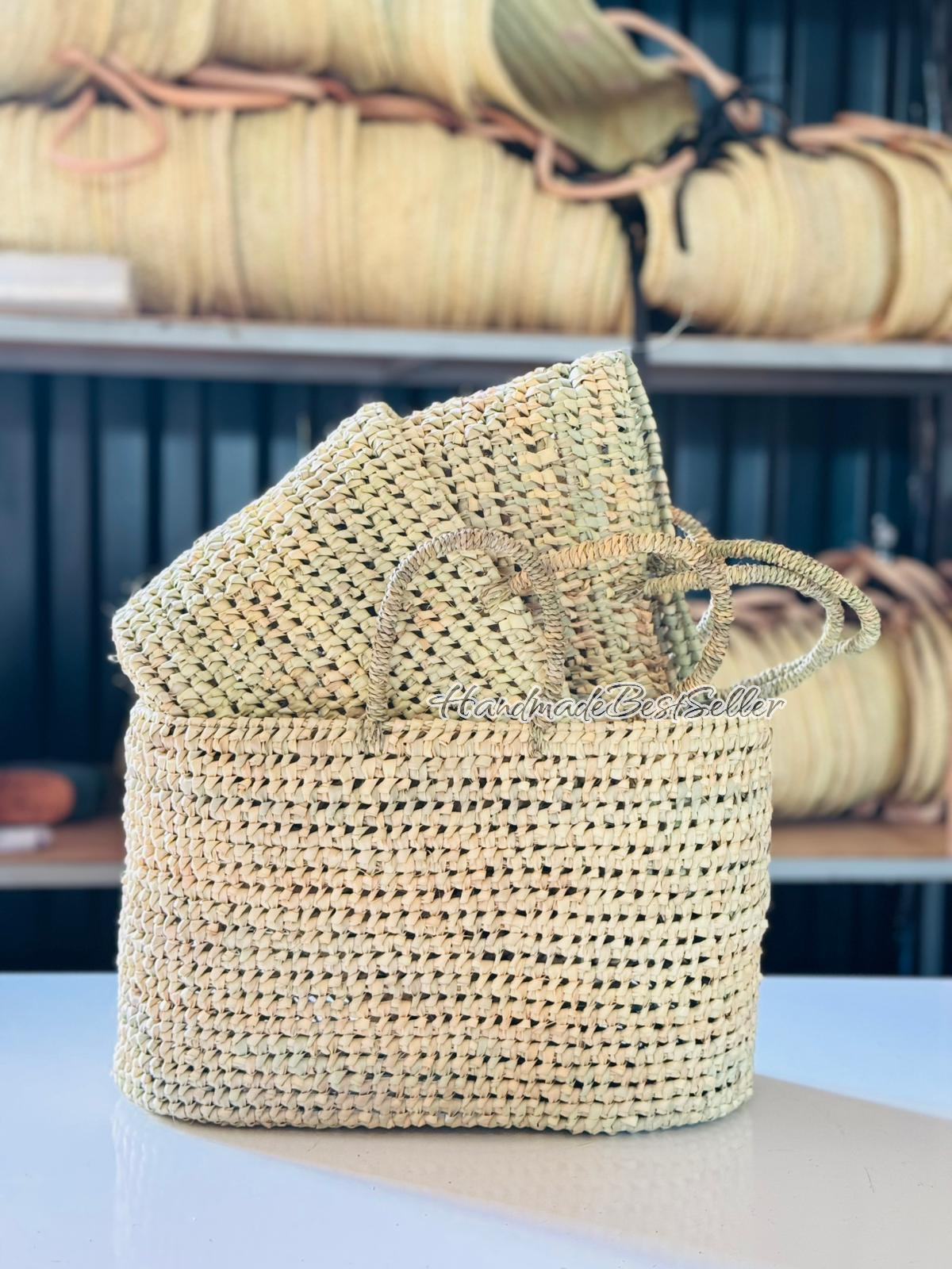 HandmadeBestSeller – wholesale Tote bag – Women's – Handmade Woven Straw Tote Bags – Lightweight and Durable1