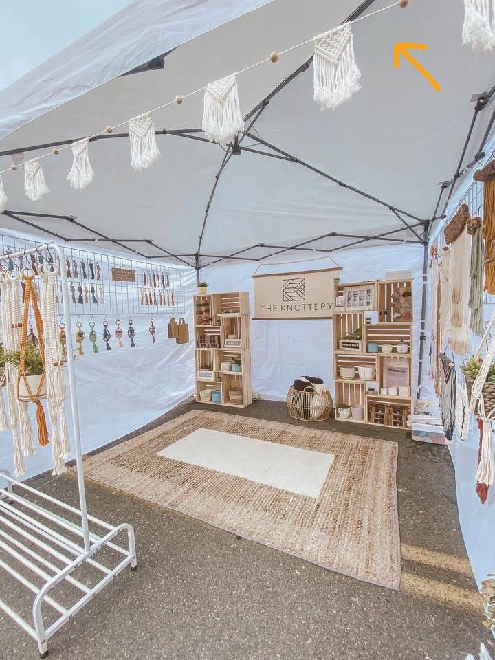 Banner Macramè per la vendita all'ingrosso da parte di The Knottery