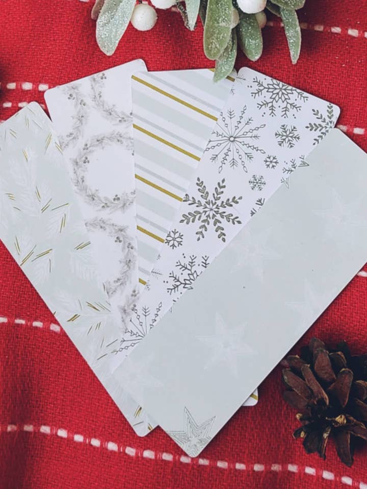 Colección de marcadores de Navidad blancos para venta al por mayor de ColoradoBookworms