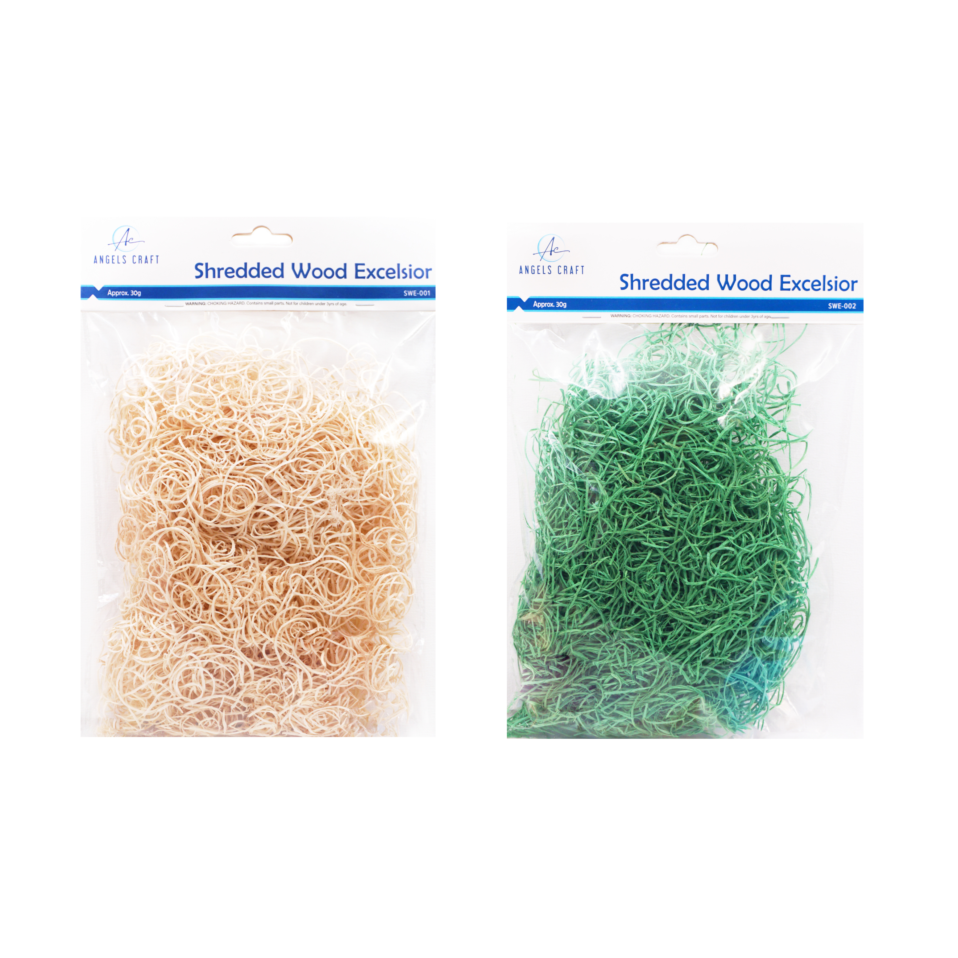 Angels Craft – wholesale Craft supplies – Shredded Wood Excelsior, Approx. 30g0