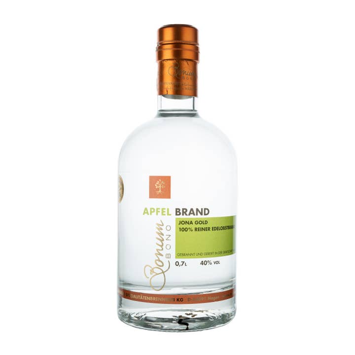 Märkische Spezialitätenbrennerei – Großhandel Brandy/Cognac – Apfelbrand Jona Gold 700 ML 40%-Vol. Obstbrand