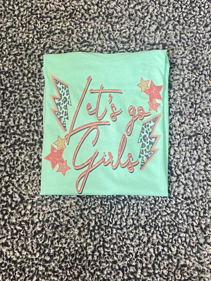 Let's Go Girls - Regular & Bleached Tee for wholesale by 478 Designs