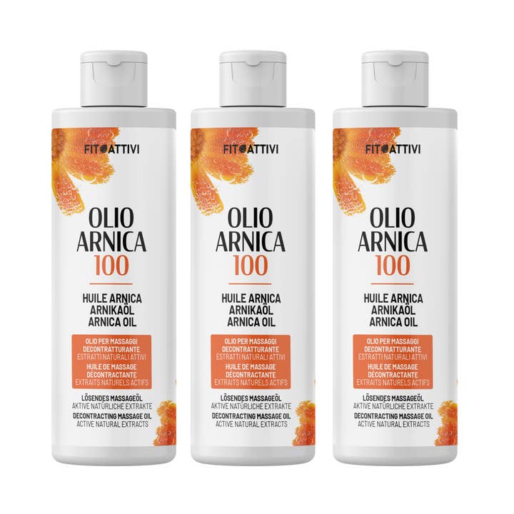 Arnica Oil Massage Sport and Relax 3x250ml for wholesale by I Rimedi Dei Monaci©