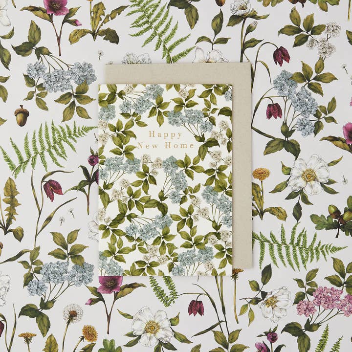 Catherine Lewis Design - Wholesale Housewarming Card - Cottage Garden - Happy New Home - Card3