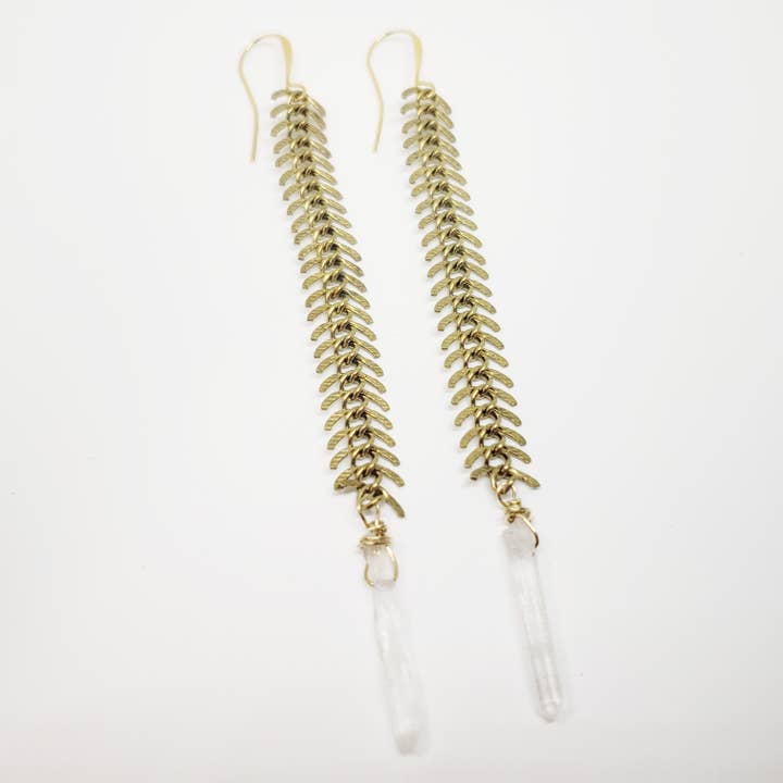 Vertebrae Dangles for wholesale by Daisy Metalworks