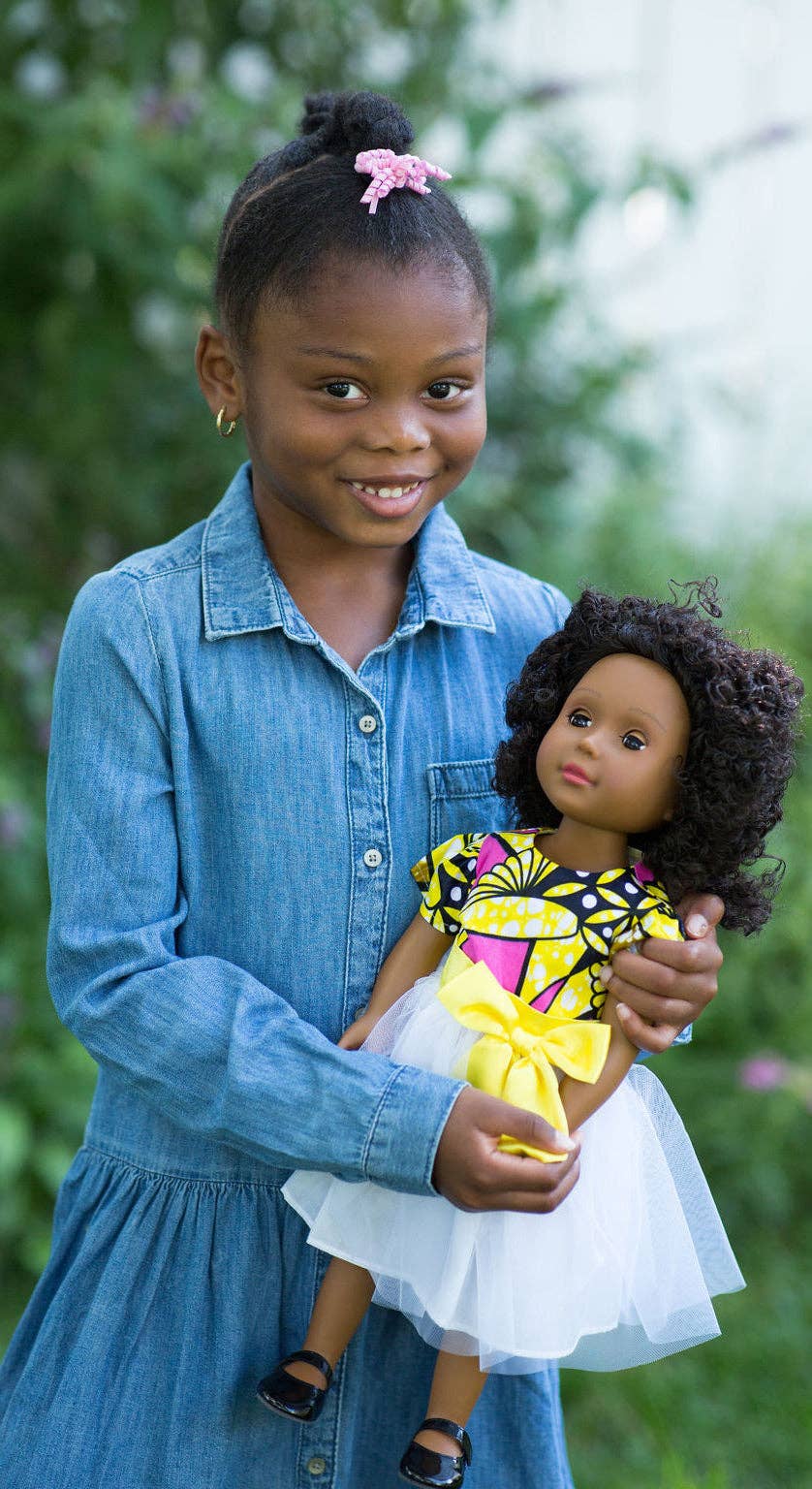 Ikuzi Dolls - Wholesale Doll - Kids - A Medium Brown Skin Tone Doll2