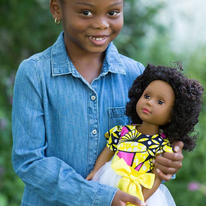 Ikuzi Dolls - Wholesale Doll - Kids - A Medium Brown Skin Tone Doll2