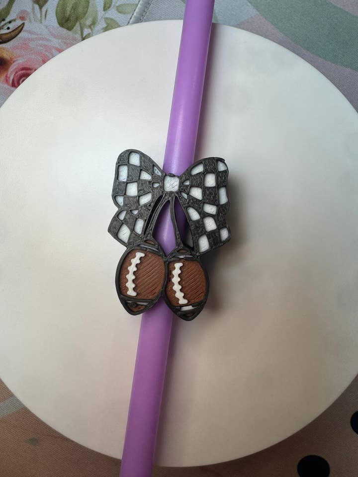 Ciliegie da calcio copri cannucce per la vendita all'ingrosso da parte di Sweet Rosewood Boutique