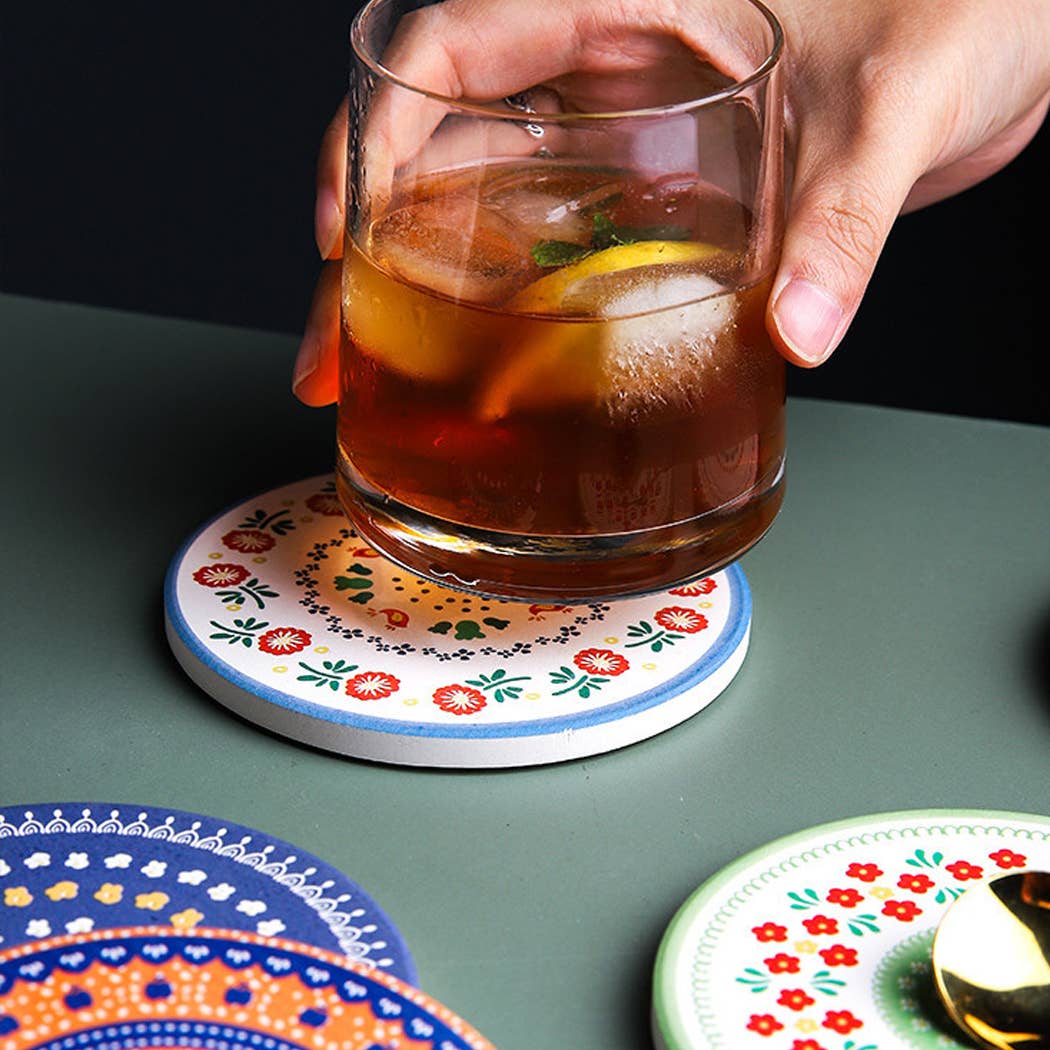 Ailly's garden - Wholesale Coasters - Diatomite Coaster Fast Absorption Non Slip Christmas Gift6