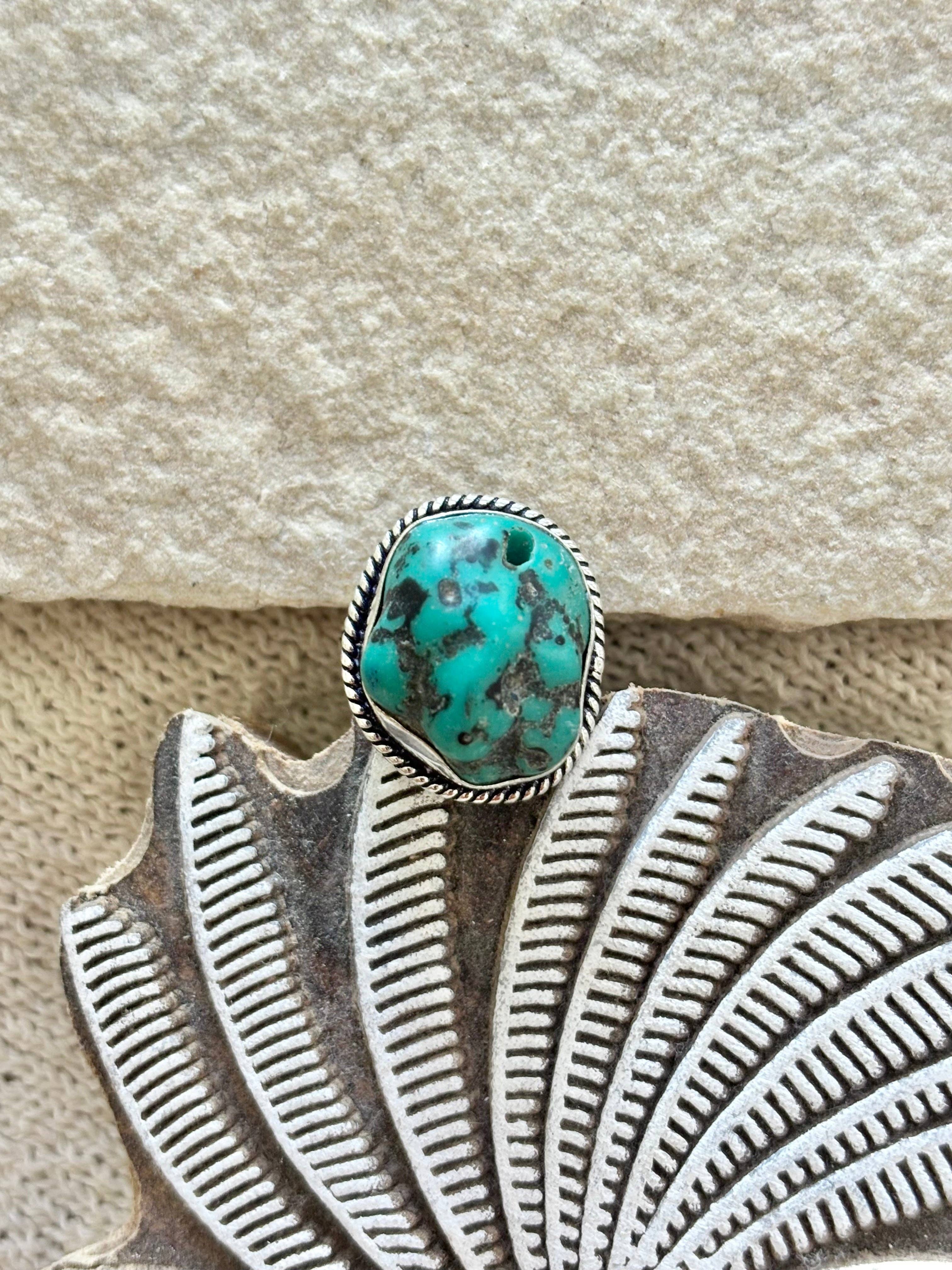 Wild Cactus Co. - Wholesale Cocktail/Statement Ring - TURQUOISE DIVINE RING SIZE 73