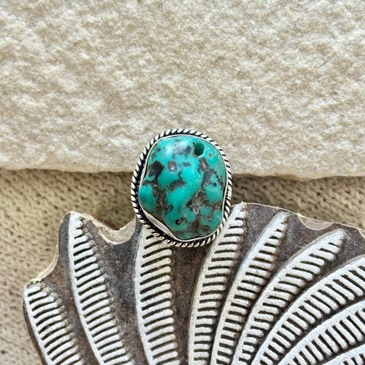Wild Cactus Co. - Wholesale Cocktail/Statement Ring - TURQUOISE DIVINE RING SIZE 73