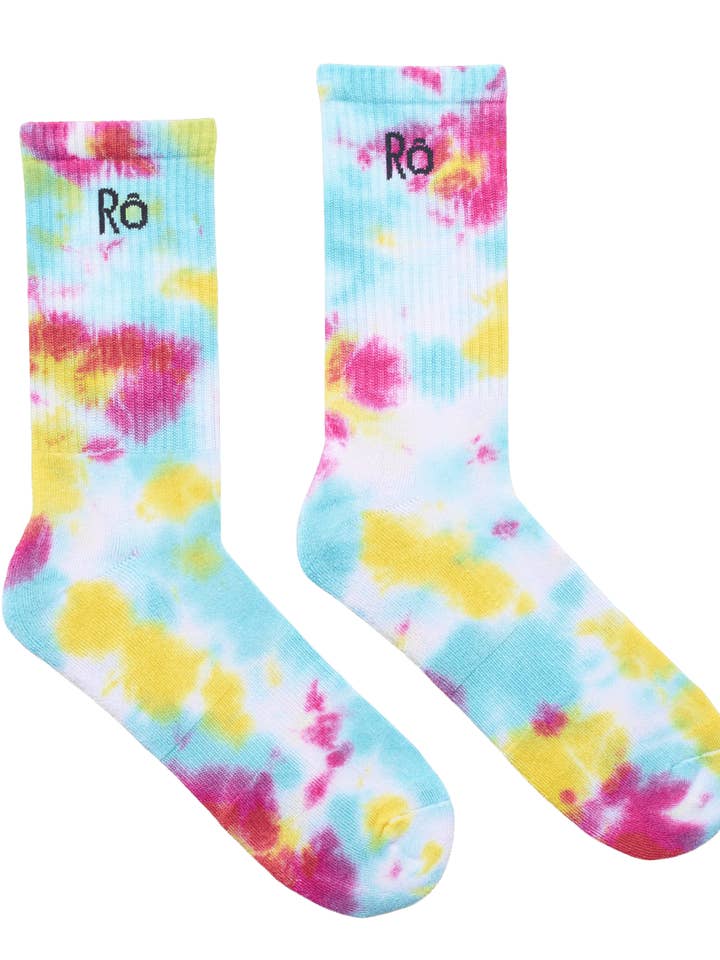 Tie Dye Bamboo Socks for wholesale by Rō