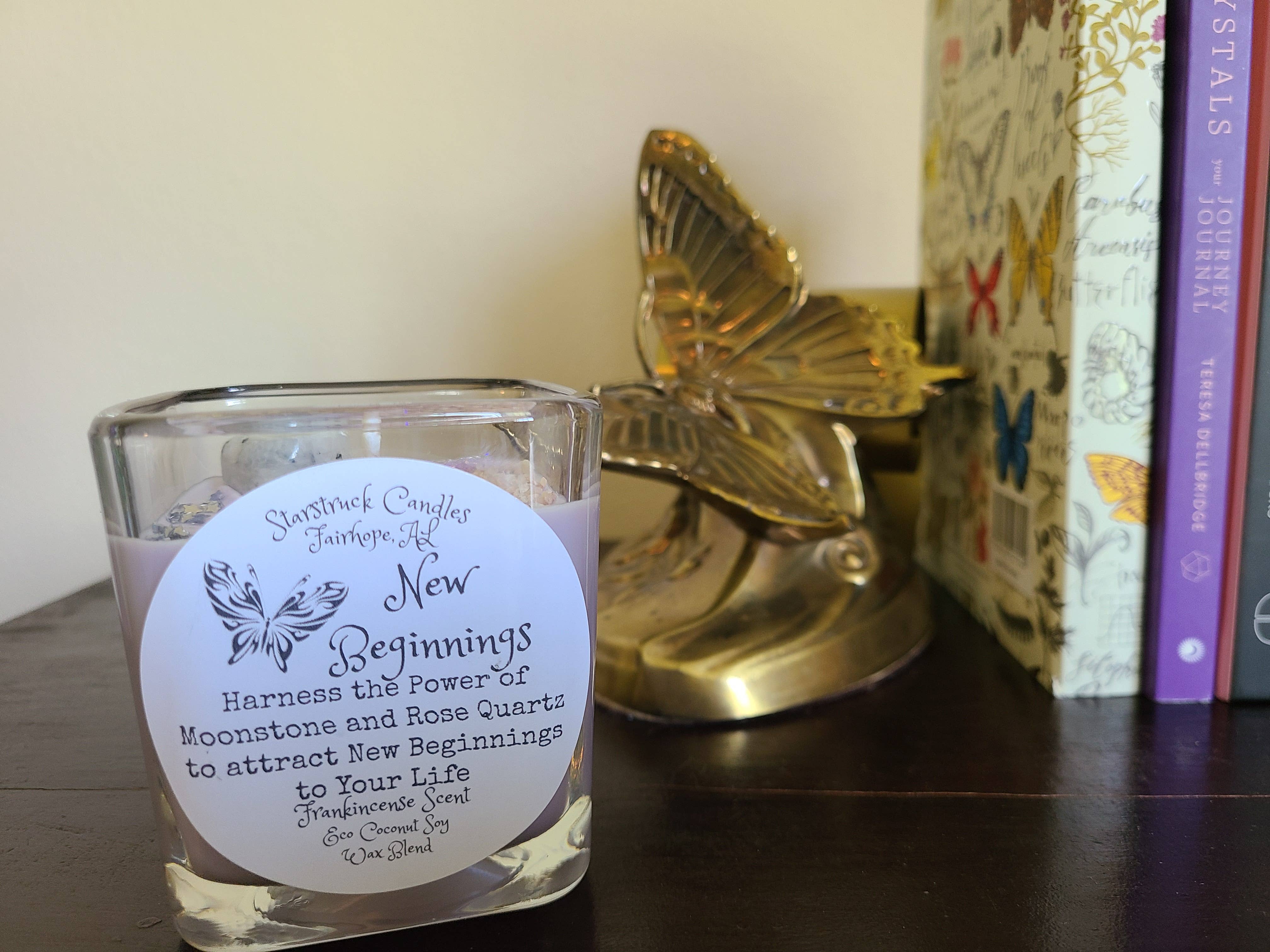 Starstruck Candles - Wholesale Jar/Filled Candle - New Beginnings Intention Candle2