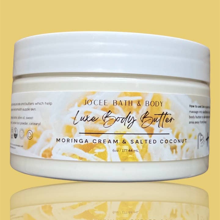 Creme de Moringa e Manteiga Corporal de Coco Salgado Luxe por atacado de TifOrganics