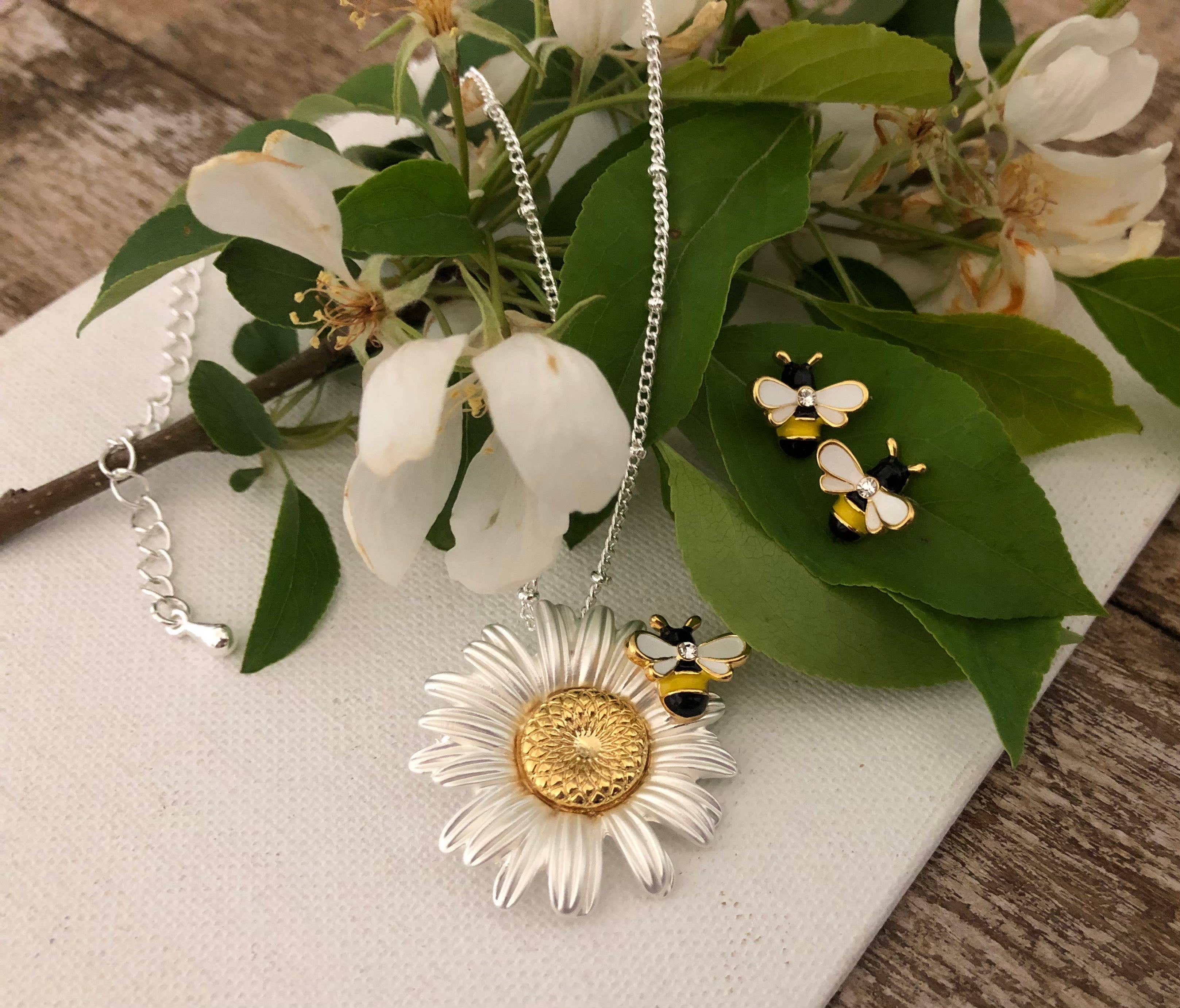 Carol Young Silver - Vendita all'ingrosso Orecchini a bottone - Orecchini Ape su CARTA/Gioielli4