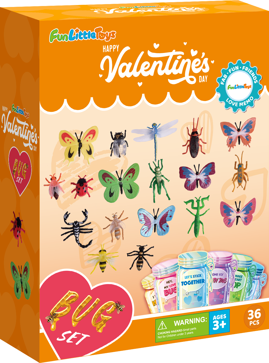 Fun Little Toys - Wholesale Valentine's Day Card - 36 pcs Valentine's Day Bug Catching Set8