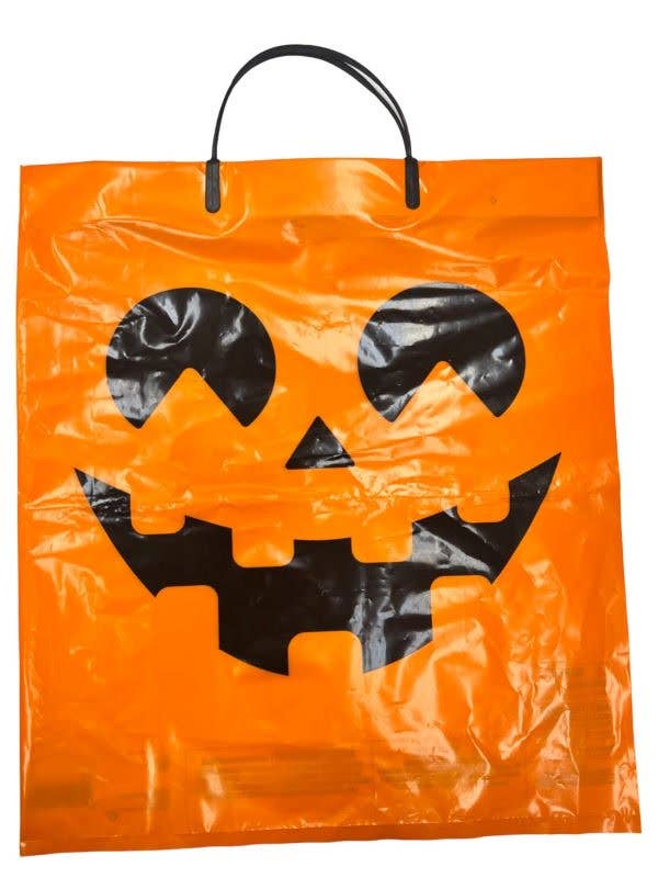 KBW Global Corp. - Wholesale Favor Bags - Jack-O'-Lantern Plastic Trick or Treat Bag0