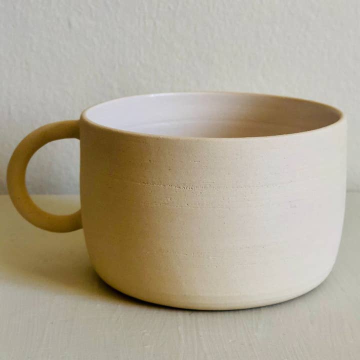 The Barclay Studio - Vendita all'ingrosso Tazza - Tazza Grande Bianco Grezzo6